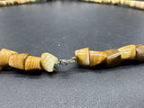 Vintage Agate Gemstone  Beaded Necklace  29”