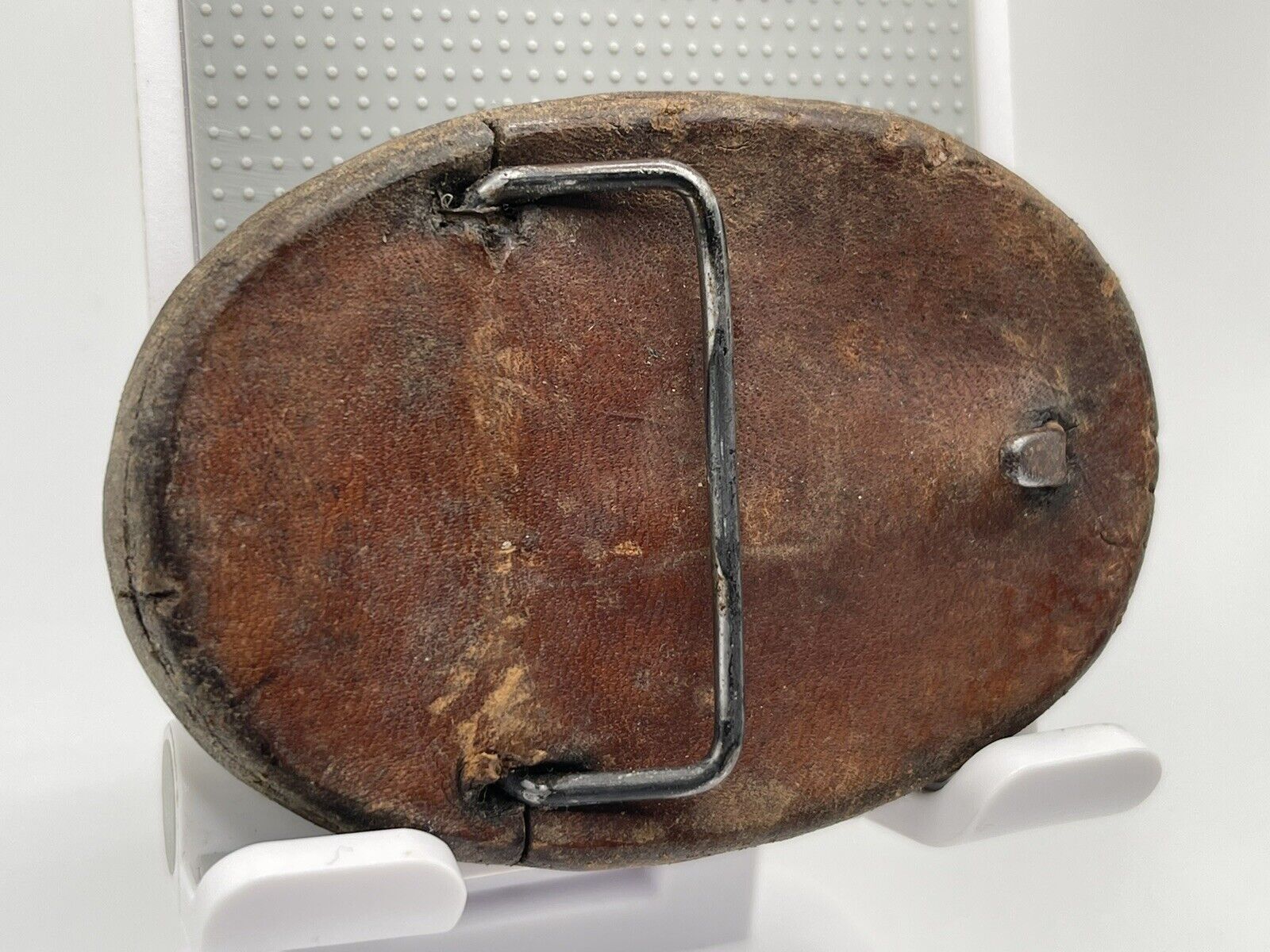 Vintage Leather J.R.L Belt Buckle