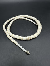 Necklace 18" Barrel Clasp Heishi Shell 27Gs