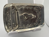Gold and Silver Tone Vintage Cowboy Horse Riding Belt Buckle