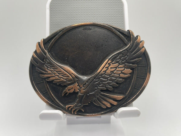 Eagle in Flight Metal Belt Buckle