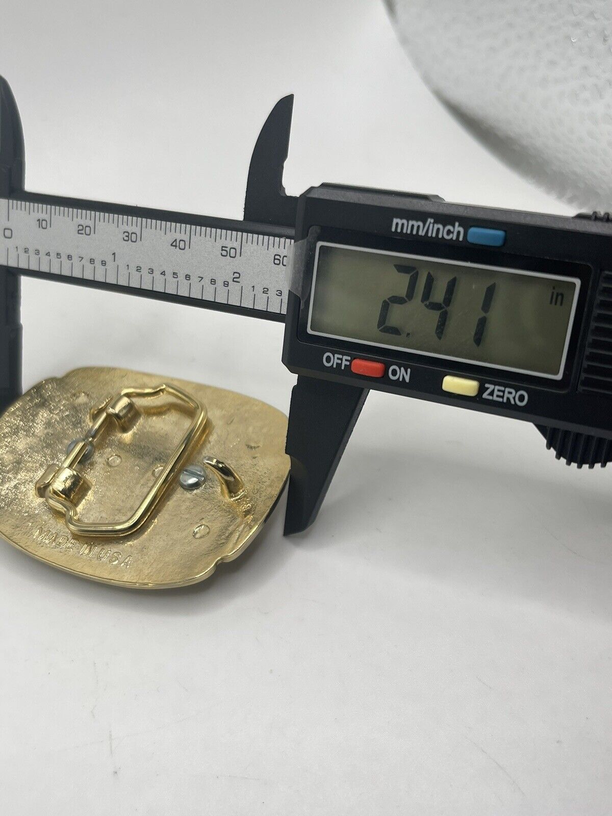 25x18 25mm x 18mm Antiqued Gold Color Belt Buckle Mounting