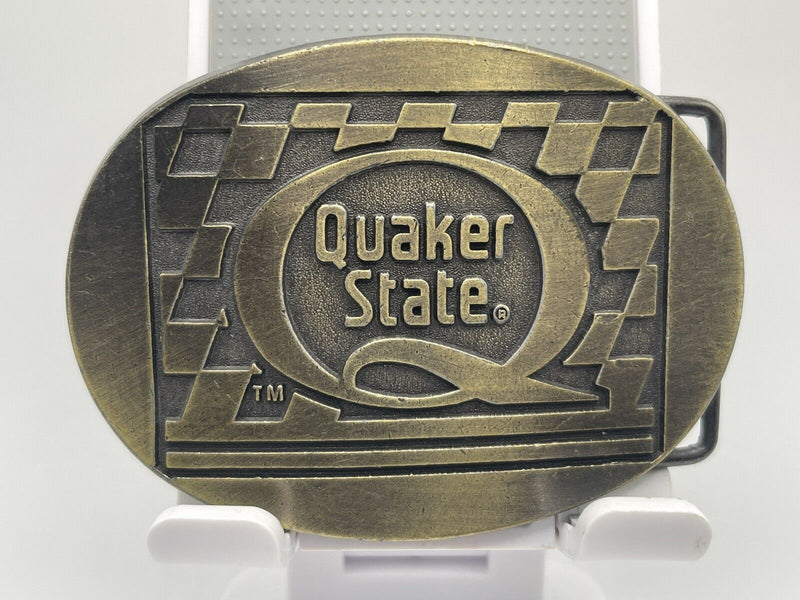 Quaker State Motor Oil Vintage Belt Buckle