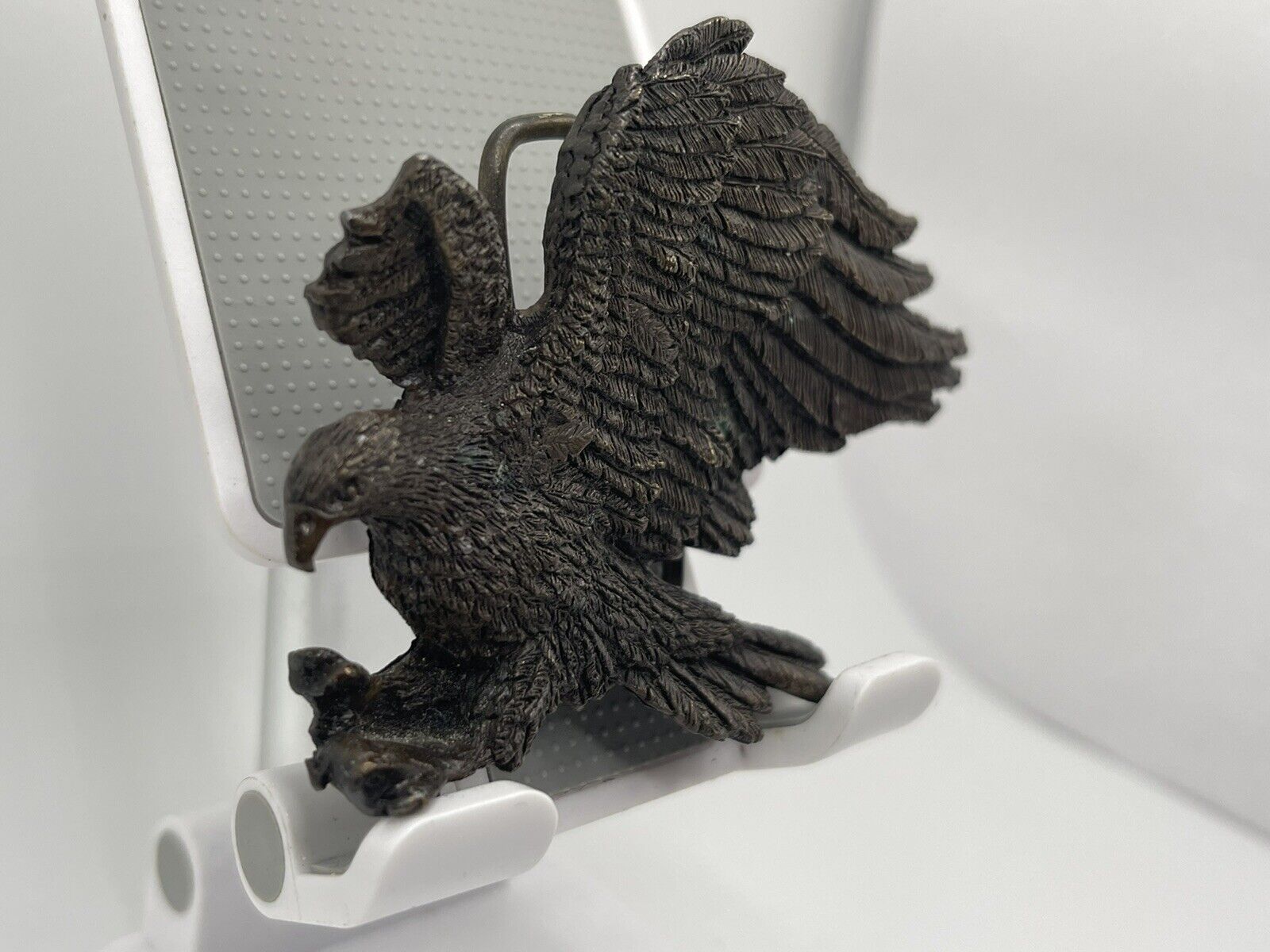 1980 Vintage Bergamot Brass Works Belt Buckle EAGLE