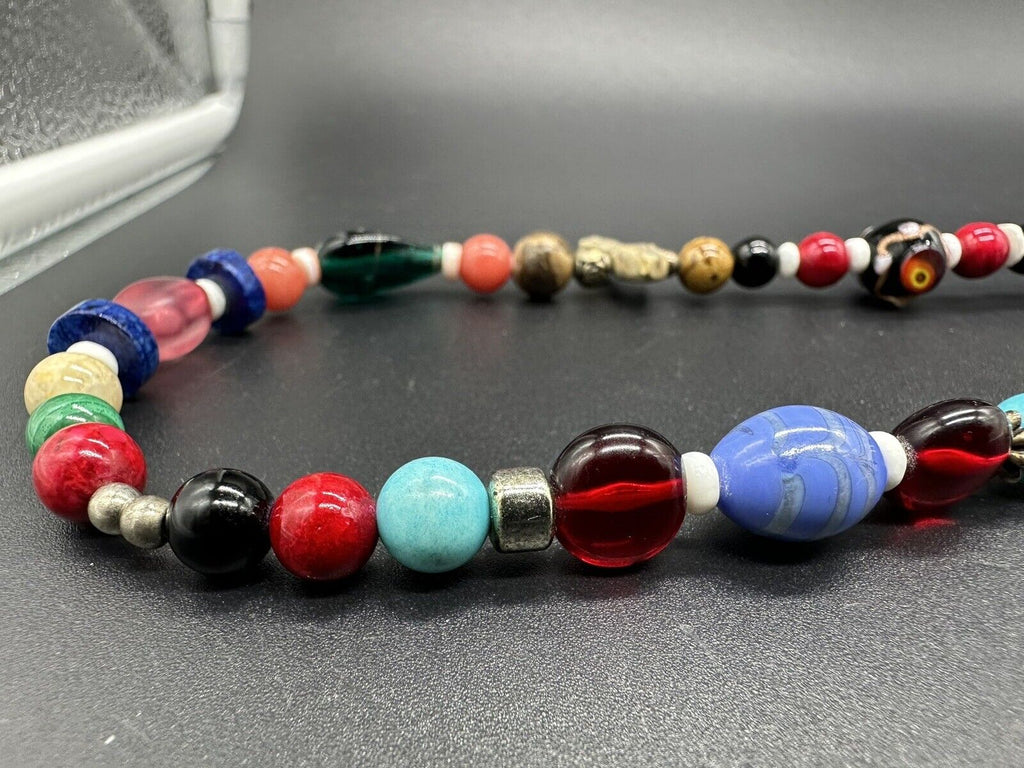 Venetian Trade Bead Necklace 31”