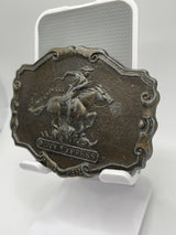 Pony Express Company since 1852 1902 Horse & Rider Belt Buckle p/c 2029380010