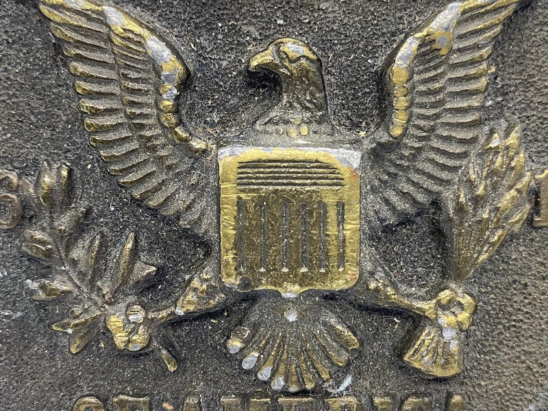 Dezy Denver Brass Buckle Bicentennial United States Patriotic Eagle Crest