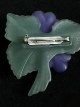 Vintage Avon Signed "Sweet Violets" Brooch Pin 1.75”