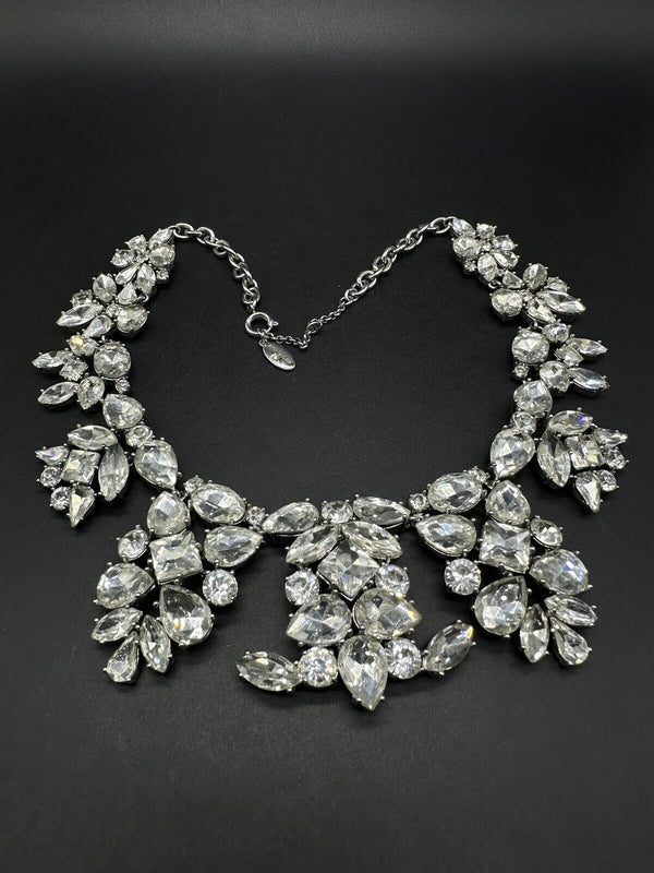 Ann Taylor CRYSTAL STATEMENT NECKLACE “19” 132Gs~Nice Quality!~