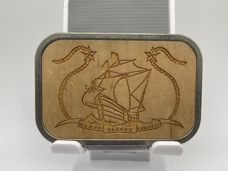 Death Before Dishonor Boat Belt Buckle