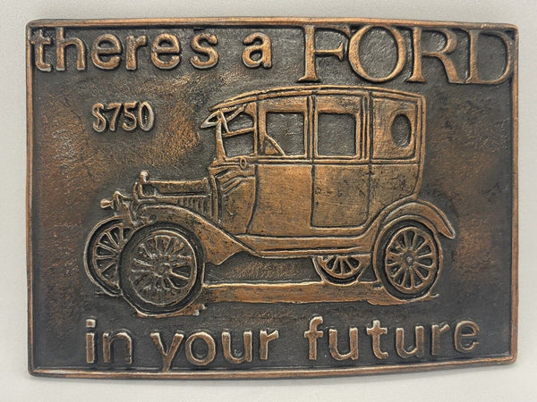 There's a Ford in Your Future Metal Belt Buckle