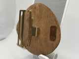 1980's SANDY DESIGNS Handpainted Belt Buckle Design